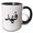 Black/White, variant on 3drose, the Name Fahad in Arabic Letters Arab Personal Name Calligraphy Gift, 11oz Two-tone Yellow Mug