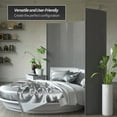thumbnail image 4 of 7 ft. Tall Bamboo Wave Screen - Grey, 4 of 5