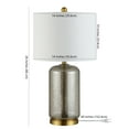 thumbnail image 4 of Safavieh Novah 26 in. Mid-Century Glass Table Lamp, Silver, 4 of 5