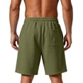 thumbnail image 4 of Men's Athletic Shorts Baggy Sweat Shorts Cotton Fleece Workout Gym Lounge Shorts with Pockets, M, 4 of 8