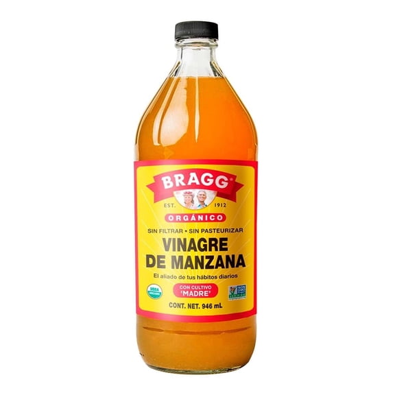 Vinagre de manzana Bragg orgánico con cultivo madre 946 ml
