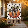thumbnail image 4 of Zznnkj Fall Harvest Garden Flags 11.81x17.71 Inch, Pumpkin Maple Leaf Yard Banner for Autumn Thanksgiving Farmhouse Outdoor Porch Decorations, 4 of 6