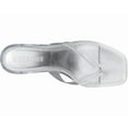 thumbnail image 5 of Tracie Y2K Jelly Thong Kitten Heel Sandal - Clear, 5 of 7