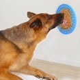 thumbnail image 4 of Pet Lick Pad Slow Food Dispensing Mat Pet Showering Distraction Device Silicone Pad Wall Mounted, Light Blue, 4 of 8