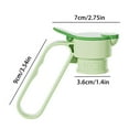 thumbnail image 2 of Water Pipe Nozzle Drink Bottle Pourer With Removable Strainer Beverage Funnel For Sealing Stopper, 2 of 7