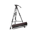thumbnail image 2 of Manfrotto Nitrotech N8 Video Head w/ Twin Leg Tripod Middle Spreader, Black, MVK, 2 of 2