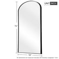 Aluminium Alloy FullLength Mirror 71"x31" for Living Room Bedroom