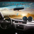 thumbnail image 1 of 1 par Universal Mini coche Interior Tweeter altavoz estéreo sensible duradero, 1 of 7