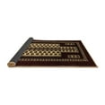thumbnail image 2 of Ahgly Company Indoor Round Oriental Brown Industrial Area Rugs, 5' Round, 2 of 4