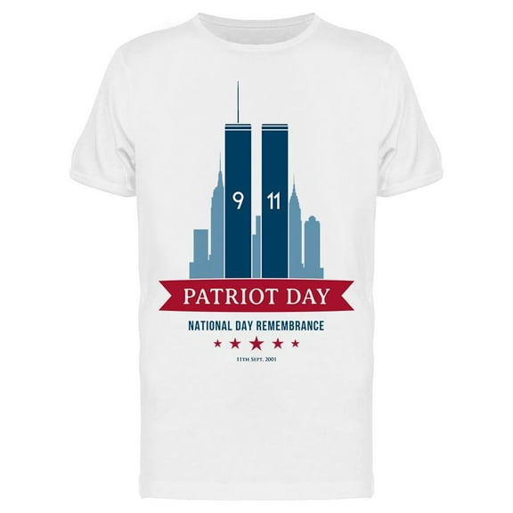 Poster. Patriot Day  T-Shirt Men -Image by Shutterstock, Male Large