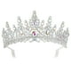 thumbnail image 1 of COCIDE Tiara y corona plateadas para mujer, coronas de reina de cristal, tiaras de princesa con diamantes de imitación para niña, novia, accesorios para el cabello para novia, fiesta de cumpleaños, gr, 1 of 4