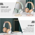 thumbnail image 3 of Generic Alloy Desktop Headset Stand Gold Universal Headset Holder Office Co, 3 of 6