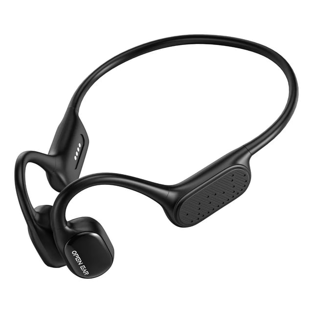 Audífonos De Natación Deportiva De Conducción Ósea Ip68 32g Color Negro Luz Negro