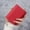 Red, variant on Daolelai New Style Card Holder Short Cute Small Ladies Coin Purse Simple Light Pu Leather Document Storage Bag Thin