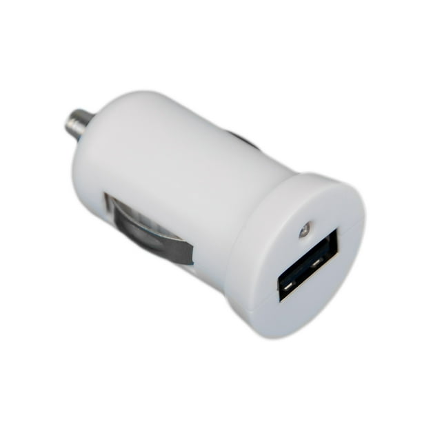 Unlimited Cellular Chargeur de Voiture 2 Ampères pour iPhone 5S/5C, iPad Air - Blanc (Sans Câble Inclus)