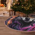 thumbnail image 5 of Bingfone Christmas Tree Skirt Mat Christmas Decoration Interior 30" -Colorful Wolf Head A, 5 of 6