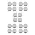 thumbnail image 2 of VONKY Stylish and Reliable 4x Head Caps Nut Covers for T120 Chrome 0.6x0.9 Inch 5Set, 2 of 6