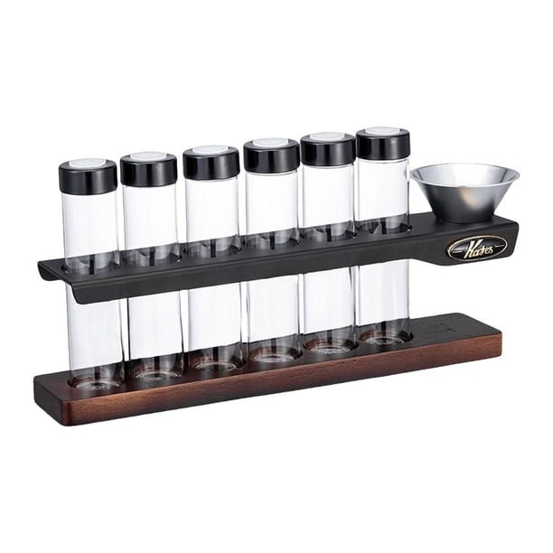 Soporte para Almacenar Granos de Café de única, 8 Tubos, Organizador Versátil, Organización de Alimentos, Viales de Vidrio, Bodegas para Granos