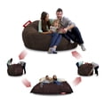thumbnail image 2 of Puff Cama King Size 2 en 1 Baggy Chocolate 180 x 180 cm Baggy Puff Baggy 2 Bed King Chocolate 180 x 180 cm, 2 of 4