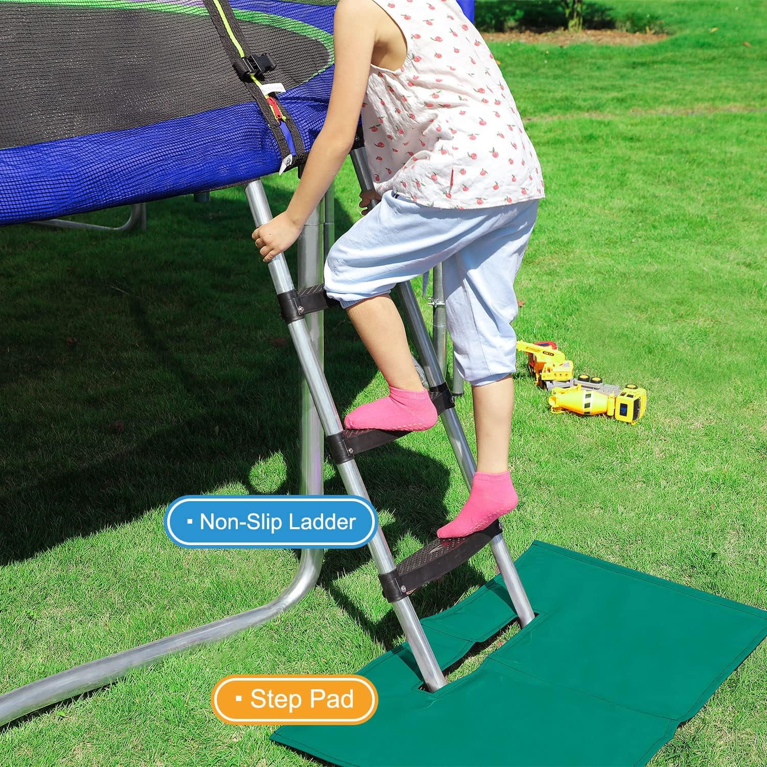 Zupapa 15 14 12 10 FT Trampoline 425LBS Weight Capacity for Kids