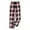 A-Pink, variant on Flannel Plaid Pants for Women Winter Causal Plush Warm Pants High Waist Wide Leg Double Side Flannel Trousers A-Khaki