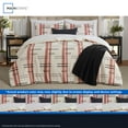 thumbnail image 5 of Mainstays Modern Dash 4-Piece Red Canyon Comforter Set, Twin/Twin XL, 5 of 14
