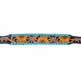 thumbnail image 4 of Affilare Leather Dog Collar Western Style Heavy Duty Sunflower Tooled Floral Padded for Puppies and Big Dogs 10IS105-S, 4 of 6
