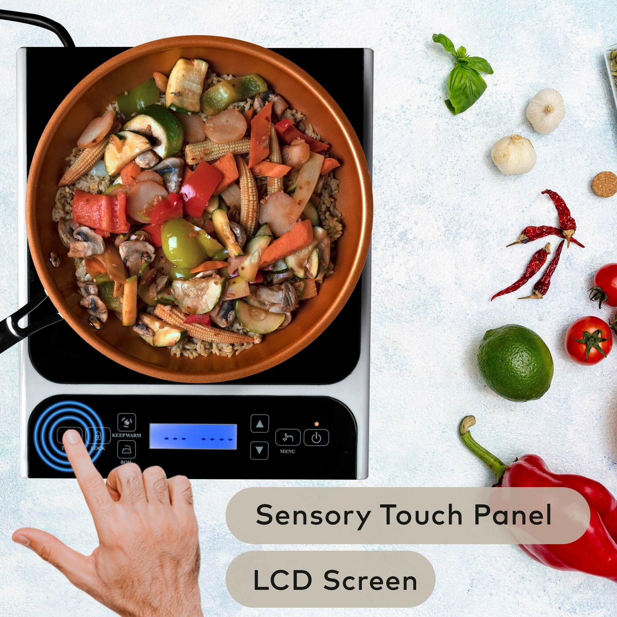  leconchef Induction Cooker with wok,110V/1800W Fast