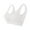 White, variant on Fjuchai Womens Plus Size Bra Comfort Tank Yoga Bra Female Sports Underwear S-7XL