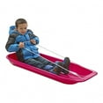 thumbnail image 7 of Lucky Bums Kids 48 Inch Plastic Toboggan Sled with Pull Rope, Pink (3 Pack), 7 of 7