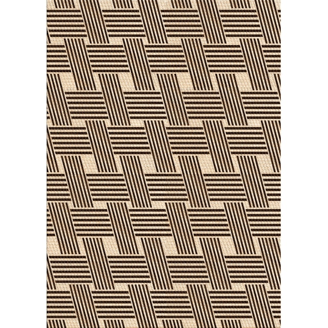 Ahgly Company Tapis d'Intérieur Lavables en Machine, Rectangle Transitionnel, Zone Rouge, 7' x 9'