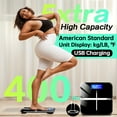 thumbnail image 4 of [High Precision Scale] Ultra High 400 LB Weight Scale, High Precision Smart Digital Bathroom Scale | LB/KG Convertible, Ultra Wide Platform And Large Capacity For Home, Dorm, Gym Or Office Use, 4 of 10