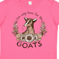 thumbnail image 4 of Inktastic I'm Only Here for the Goats Boys or Girls Toddler T-Shirt, 4 of 5
