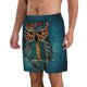 thumbnail image 2 of Balery Owl In Blue Traje de Baño Estilo Hawaiano para Hombre, Shorts de Secado Rápido con Bolsillos-Medium, 2 of 6