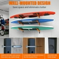 thumbnail image 3 of UOKRR Adjustable Wall Mount Kayak Storage Rack, Heavy Duty, Space-Saving Design, Holds 3 Kayaks for Garage & Outdoor Use, 3 of 7