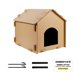 thumbnail image 2 of Casa para gatos al aire libre, casa para gatos callejeros, casa para mascotas con aislamiento estable e impermeable, refugio cálido para gatos durante M, 2 of 8