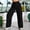 A24 Black, variant on Wide Leg High Waisted Cargo Pants for Women Straight Leg Trousers Stretchy Work Bottoms with Pockets Office Business Casual Outfits