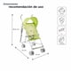 thumbnail image 5 of Carriola de Baston D´Bebe Zoo Verde, 5 of 5