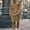 Khaki, variant on Ahabrexf Suits for Men, Casual Solid Color Sports Button Pocket Lapel Cardigan and Leg Tie Pants Set