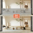 thumbnail image 6 of Retractable Baby Safety Gate,Extra Wide Mesh Dog Pet Gate Extends to 120" Wide, Indoor & Outdoor Child Gates for Stair&Doorways, Grey, 6 of 11