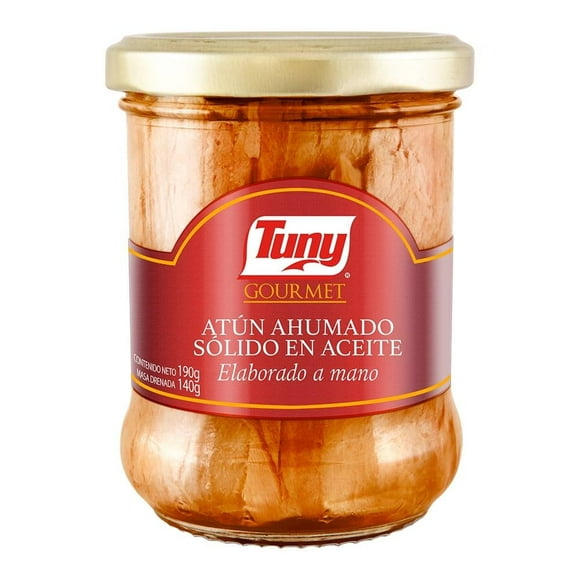 Atún Tuny gourmet ahumado aleta amarilla en aceite 190 g