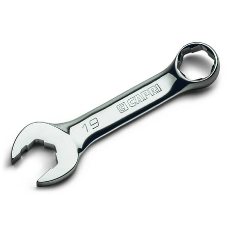 UPC: 0886352117845 | Capri Tools 19 mm WaveDrive Pro Stubby Combination Wrench for Regular and Rounded Bolts