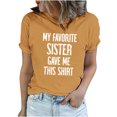 thumbnail image 2 of Fesfesfes Women T Shirts Short Sleeve Women Funny Printed Pattern Casual Fashion Soild Color Short Sleeve Tops Blouse Layering Shirts for Women L(US:8), 2 of 7