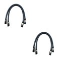 thumbnail image 3 of Ruiboury 2x PU Leather Bag Handles for DIY Replacement Bag Making Craft Black 40cm 2Set, 3 of 6