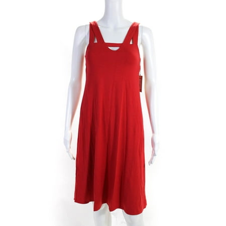 

Only Hearts Womens Front To Back Triangle Strap Dress Red Size S