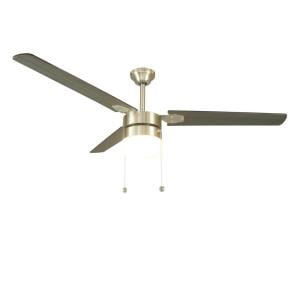 Unbranded Montgomery 56 in. Indoor Brushed Nickel Ceiling Fan with Light