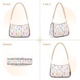 thumbnail image 7 of FORMRS Womens Shoulder Bag with Chain Strap Clutch Purse Cute Tote Handbag, Colorful Ice Cream Pattern, 7 of 7