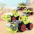 thumbnail image 2 of PVCS Children's DIY Green Disassembled Farmer Car Boy And Girl Fun Assembling Model Toy Car Gift for Kids, 2 of 9