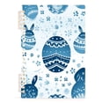 thumbnail image 2 of Easter Eggs Boho Ring Binder Notebook Journey Note Diary College Ruled Spiral Notebook Study Loose Leaf Paper A5 60 Pages, 2 of 8