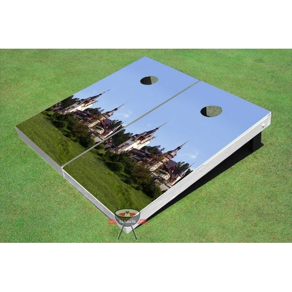 Castle #2 Theme Cornhole Boards